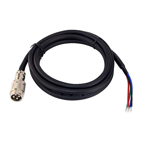 Nema 34 폐쇄 루프 스테퍼 모터용 GX16 항공 커넥터가 있는 1.7m(67) AWG18 모터 연장 케이블 Nema 34 폐쇄 루프 스테퍼 모터용 GX16 항공 커넥터가 있는 1.7m(67) AWG18 모터 연장 케이블