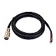 Nema 34 폐쇄 루프 스테퍼 모터용 GX16 항공 커넥터가 있는 1.7m(67) AWG18 모터 연장 케이블 Nema 34 폐쇄 루프 스테퍼 모터용 GX16 항공 커넥터가 있는 1.7m(67) AWG18 모터 연장 케이블