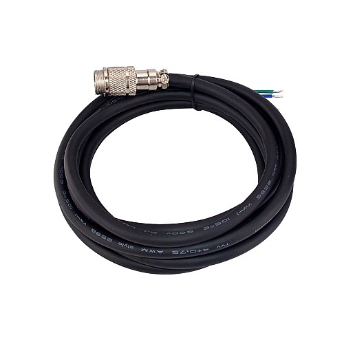 Nema 34 폐쇄 루프 스테퍼 모터용 GX16 항공 커넥터가 있는 2.7m(106) AWG18 모터 연장 케이블 Nema 34 폐쇄 루프 스테퍼 모터용 GX16 항공 커넥터가 있는 2.7m(106) AWG18 모터 연장 케이블