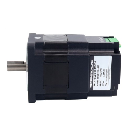 Nema 3486x86x138mm 통합 브러시리스 DC 모터 200W 48V 3000RPM 0.64Nm 4.17A 드라이버 포함