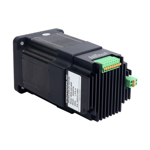 Nema 34 86x86x168mm 통합 브러시리스 DC 모터 400W 48V 3000RPM 1.27Nm 8.33A 드라이버 포함