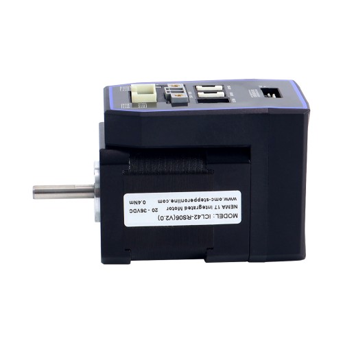 iCL 시리즈 NEMA 17 통합 RS485 폐쇄 루프 스테퍼 모터 0.4Nm(56.64oz.in) 20-36VDC(14비트 인코더 포함)