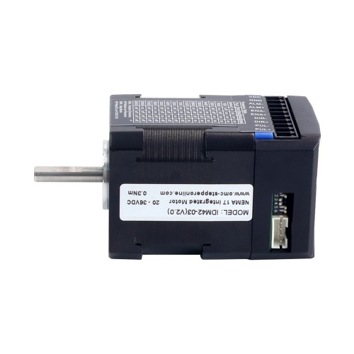 iDM 시리즈 NEMA 17 통합 스테퍼 모터 0.3Nm(42.48oz.in) 20-36VDC