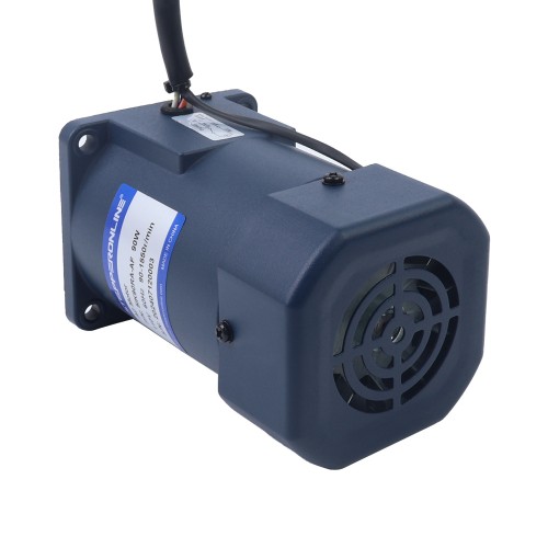 90W 110VAC 60Hz 90-1550RPM 0.54Nm(76.47oz.in) 플랜지 90mm 단상 AC 가변 속도 모터 - 5IK90RA-AF | StepperOnline
