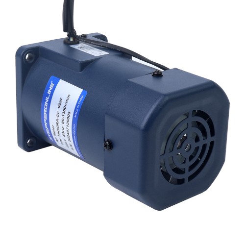 90W 220VAC 50Hz 90-1350RPM 0.675Nm(95.59oz.in) 플랜지 90mm 단상 AC 가변 속도 모터 - 5IK90RA-CF | StepperOnline