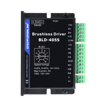 디지털 브러시리스 DC 모터 드라이버 12V-24VDC 최대 5.0A 120W