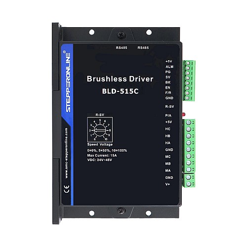 디지털 브러시리스 DC 모터 드라이버 24-48VDC 최대 15.0A 400W 디지털 브러시리스 DC 모터 드라이버 24-48VDC 최대 15.0A 400W