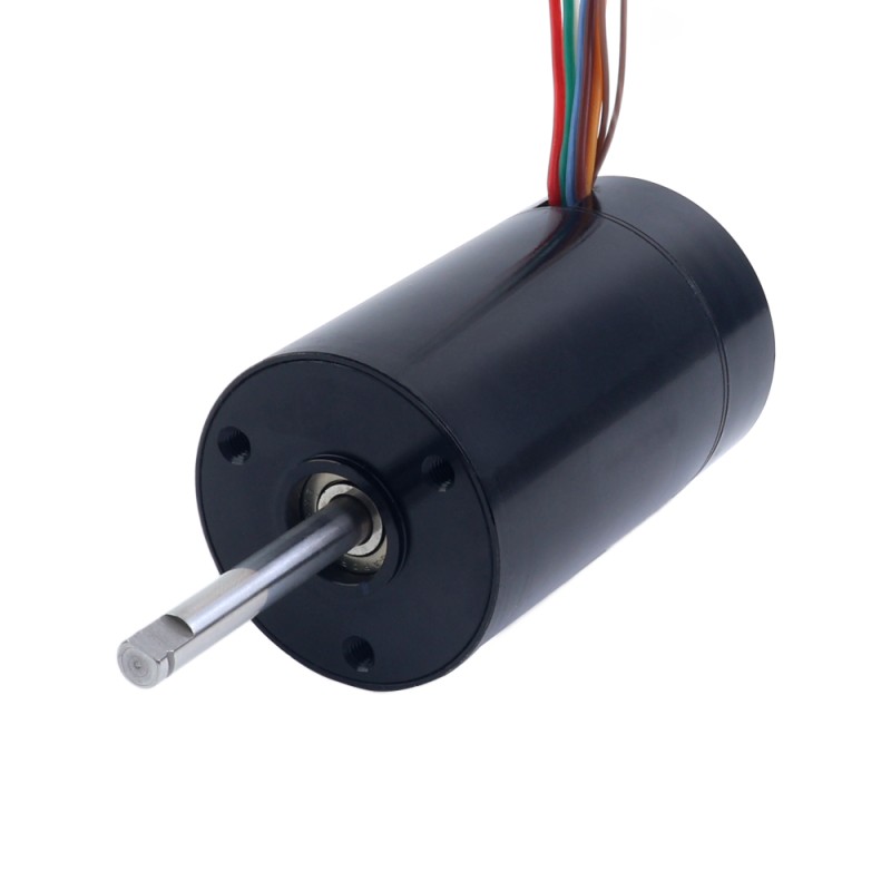 24V 304mNm 191W 11.99A 라운드 Ф50x70mm 브러시리스 코어리스 모터 - 50CL70-24-P2-6000 | StepperOnline