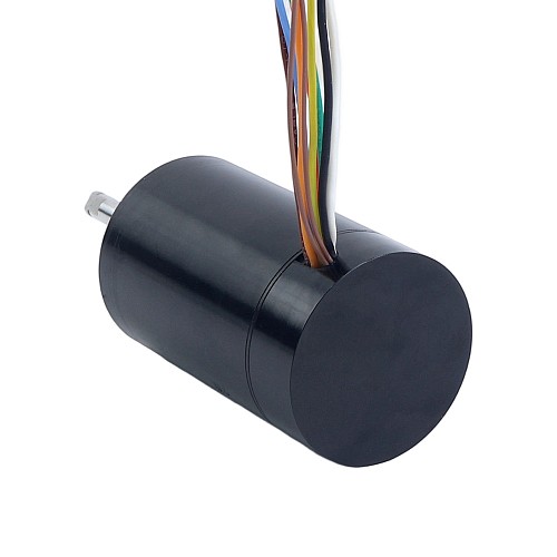 36V 212mNm 177.59W 6.82A 라운드 Ф43x69mm 브러시리스 코어리스 모터 - 43CL70-36-P2-8000 | StepperOnline
