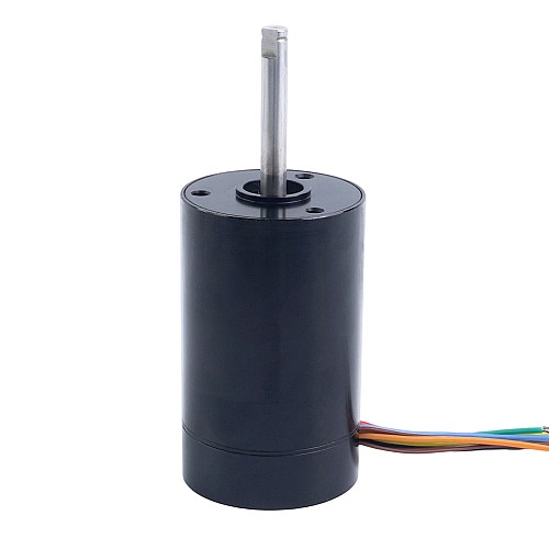 36V 212mNm 177.59W 6.82A 라운드 Ф43x69mm 브러시리스 코어리스 모터 - 43CL70-36-P2-8000 | StepperOnline