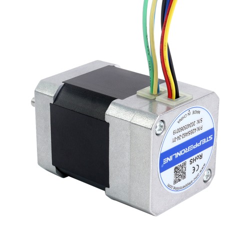 24V 3000RPM 0.16Nm 50W 3.30A 42x42x62mm BLDC 모터 - 42BSA62-24-01 | StepperOnline