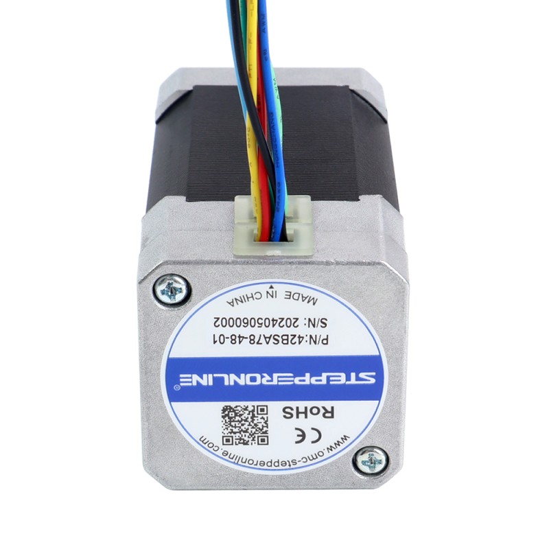 48V 3000RPM 0.24Nm 75W 2.40A 42x42x78mm BLDC 모터 - 42BSA78-48-01 | StepperOnline