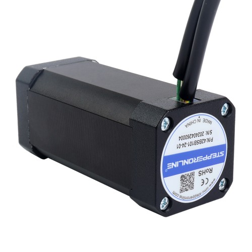 24V 3000RPM 0.25Nm 79W 4.70A 42x42x101mm BLDC 모터 - 42BSB101-24-01 | StepperOnline