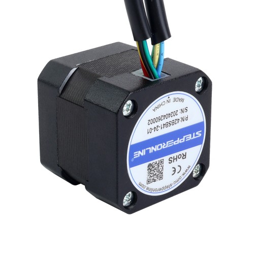 24V 3000RPM 0.063Nm 20W 1.20A 42x42x41mm BLDC 모터 - 42BSB41-24-01 | StepperOnline
