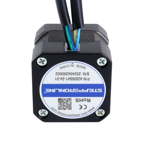 24V 3000RPM 0.063Nm 20W 1.20A 42x42x41mm BLDC 모터 - 42BSB41-24-01 | StepperOnline