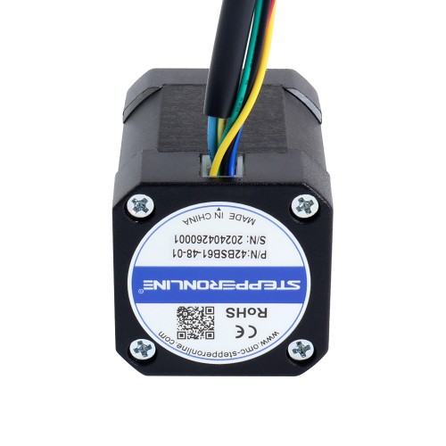 48V 3000RPM 0.125Nm 39W 1.20A 42x42x61mm BLDC 모터 - 42BSB61-48-01 | StepperOnline