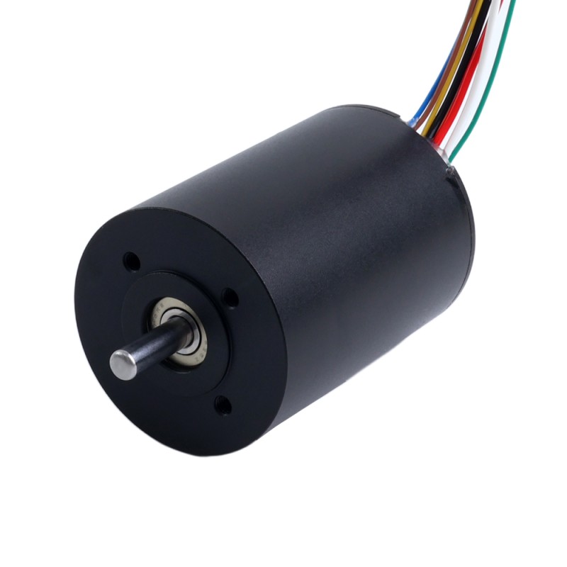 28V 304mNm 111W 6.06A 라운드 Ф50x70mm 브러시리스 코어리스 모터 - 50CL70-28-P2-3500 | StepperOnline