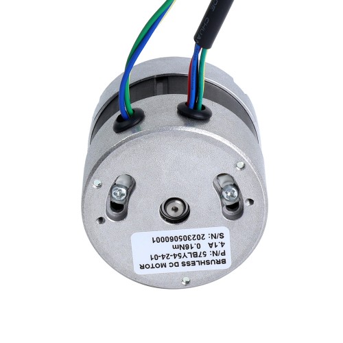 24V 4000RPM 0.16Nm 67W 4.1A Ф57x53.5mm 브러시리스 DC 모터
