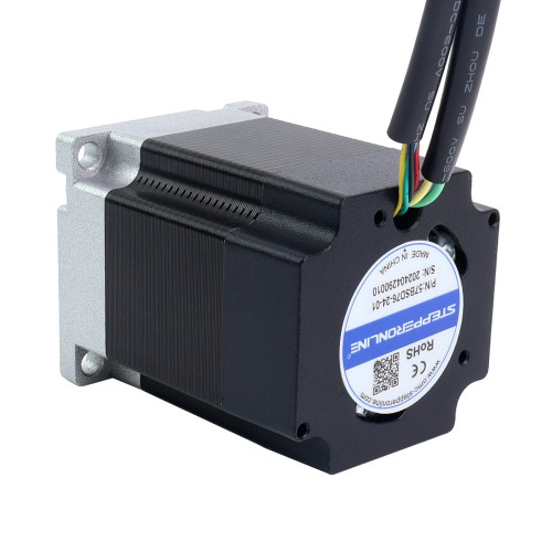 24V 3000RPM 0.3Nm 94W 5.40A 57x57x76mm BLDC 모터 - 57BSD76-24-01 | StepperOnline