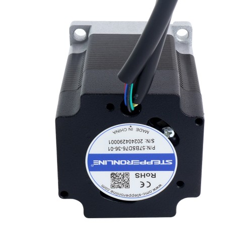 36V 3000RPM 0.3Nm 94W 3.60A 57x57x76mm BLDC 모터 - 57BSD76-36-01 | StepperOnline
