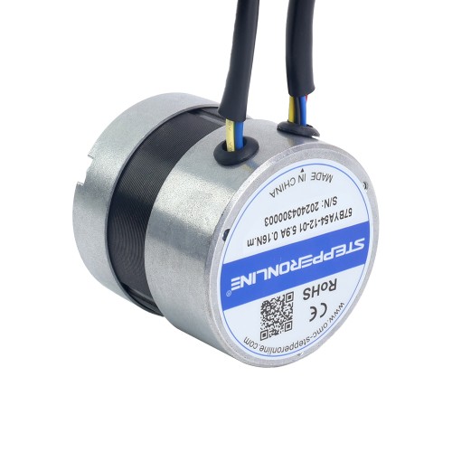12V 3000RPM 0.16Nm 50W 5.90A Φ57x53.5mm BLDC 모터 - 57BYA54-12-01 | StepperOnline
