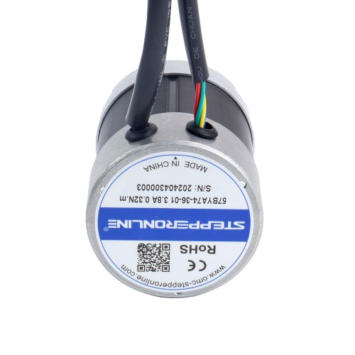 36V 3000RPM 0.32Nm 101W 3.80A Φ57x73.5mm BLDC 모터 - 57BYA74-36-01 | StepperOnline