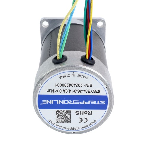36V 3000RPM 0.41Nm 129W 4.90A 57x57x93.5mm BLDC 모터 - 57BYB94-36-01 | StepperOnline