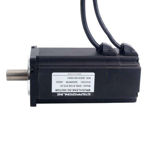 310V 3000RPM 1.27Nm 400W 1.8A 정사각형 60x60x131mm 브러시리스 DC 모터