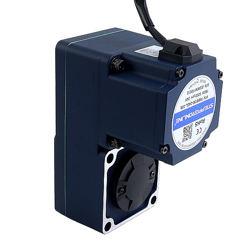 24V 150W 20RPM 50.00Nm(7080.58oz.in) 150:1 기어드 브러시리스 DC 모터 중공축 병렬 기어박스 - F55B150-24GL-30S/5GL150RC | StepperOnline UK