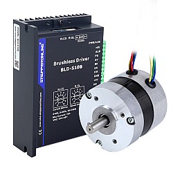 BLDC 모터 및 드라이버 키트 67W 24V 4000RPM 0.16Nm(22.66oz.in)