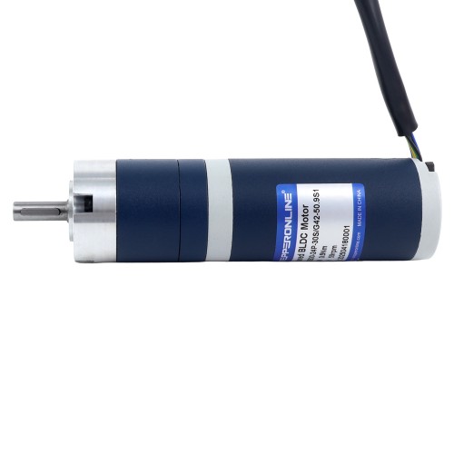 24V 30W 59RPM 기어드 브러시리스 DC 모터 3.50Nm(495.64oz.in) 50.9:1 플래너터리 기어박스 - M42B30-24P-30S/G42-50.9S1 | StepperOnline