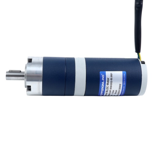 24V 60W 58.9RPM 기어드 브러시리스 DC 모터 7.00Nm(991.28oz.in) 50.9:1 플래너터리 기어박스 - M52B60-24P-30S/G52-50.9S1 | StepperOnline
