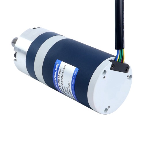 24V 90W 560RPM 기어드 브러시리스 DC 모터 1.38Nm(195.42oz.in) 5.36:1 플래너터리 기어박스 - M62B90-24P-30S/G62-5.36S1 | StepperOnline