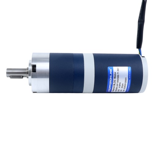 24V 90W 41.9RPM 기어드 브러시리스 DC 모터 14.90Nm(2110.01oz.in) 71.5:1 플래너터리 기어박스 - M62B90-24P-30S/G62-71.5S1 | StepperOnline