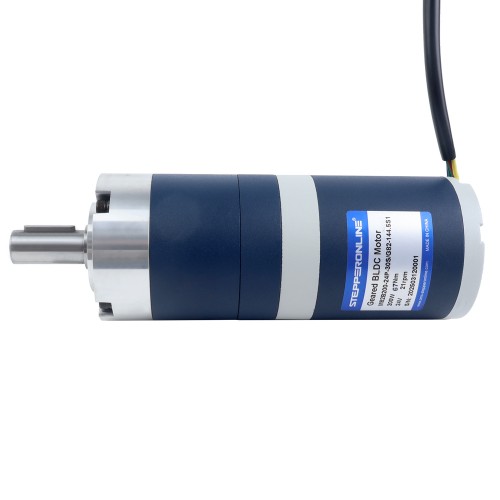 24V 200W 21RPM 기어드 브러시리스 DC 모터 67.00Nm(9487.98oz.in) 144.5:1 플래너터리 기어박스 - M82B200-24P-30S/G82-144.5S1 | StepperOnline
