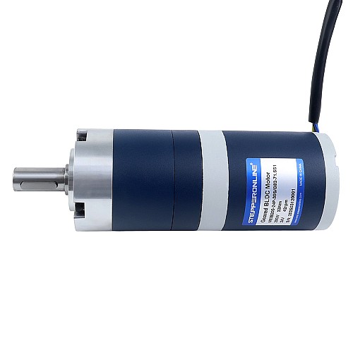 24V 200W 42RPM 기어드 브러시리스 DC 모터 33.00Nm(4673.18oz.in) 71.5:1 플래너터리 기어박스 - M82B200-24P-30S/G82-71.5S1 | StepperOnline