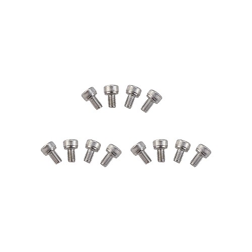 3 Pcs NEMA 17 스테퍼 강철 및 고무 진동 댐퍼 4 M3 나사 포함