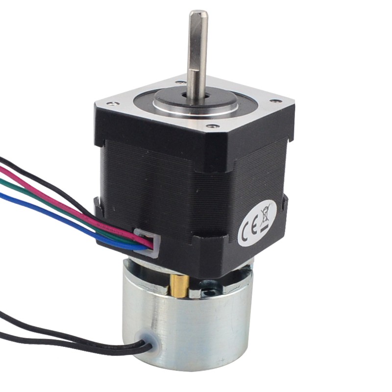 Nema 17 스테퍼 0.45Nm(64oz.in) w/ 브레이크 마찰 토크 0.25Nm(35.4oz.in)