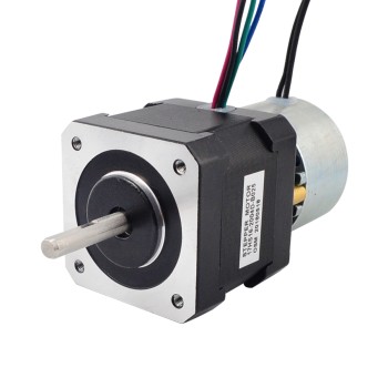 Nema 17 스테퍼 0.45Nm(64oz.in) w/ 브레이크 마찰 토크 0.25Nm(35.4oz.in)