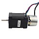 Nema 17 스테퍼 0.65Nm(92oz.in) w/ 브레이크 마찰 토크 0.25Nm(35.4oz.in)