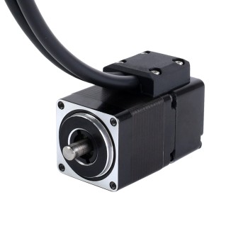 짧은 샤프트 Nema 11 폐쇄 루프 스테퍼 모터 0.06Nm(8.5oz.in) 인코더 1000PPR(4000CPR)