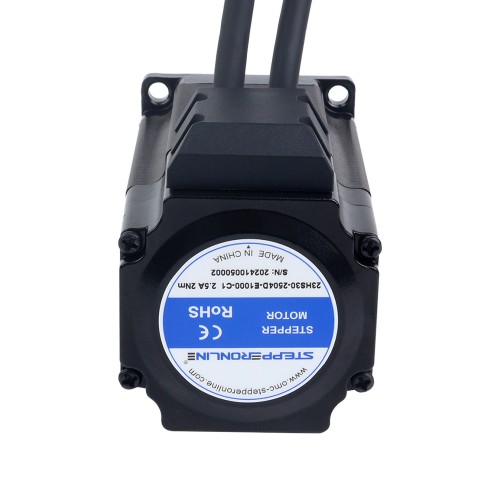 S 시리즈 Nema 23 클로즈드 루프 스테퍼 모터 2.0Nm(283.22oz.in) 3채널 인코더 1000PPR(4000CPR) - 23HS30-2504D-E1000-C1 | StepperOnline