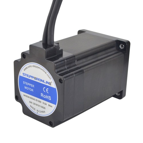 E 시리즈 Nema 34 폐쇄 루프 스테퍼 모터 9Nm(1274.5oz.in) 인코더 1000PPR(4000CPR)