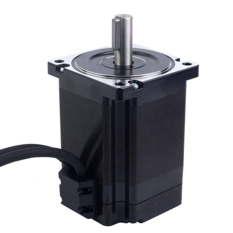 S 시리즈 Nema 34 클로즈드 루프 스테퍼 모터 6.50Nm(920.48oz.in) 인코더 1000PPR(4000CPR) - 34HS39-6004D-E1000 | StepperOnline