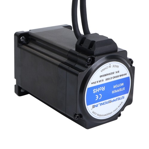 S 시리즈 Nema 34 폐쇄 루프 스테퍼 모터 9.0Nm(1274.5oz.in) 인코더 1000PPR(4000CPR)