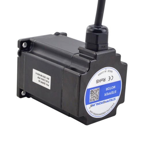 P 시리즈 IP67 방수 Nema 23 스테퍼 모터 5.0A 1.8Nm(254.95oz.in)