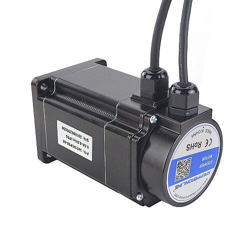 P 시리즈 IP65 방수 Nema 34 폐쇄 루프 스테퍼 모터 8.5Nm(1203.94oz.in) 인코더 포함 1000PPR(4000CPR)