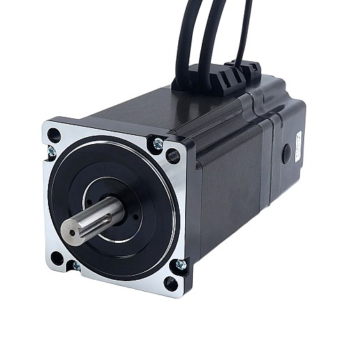 S 시리즈 Nema 34 폐루프 스테퍼 모터 8.0Nm(1132.89oz.in) 전자기 브레이크 7.0Nm(991.28oz.in) - 34HS45-6004D-E1000-B700 | StepperOnline