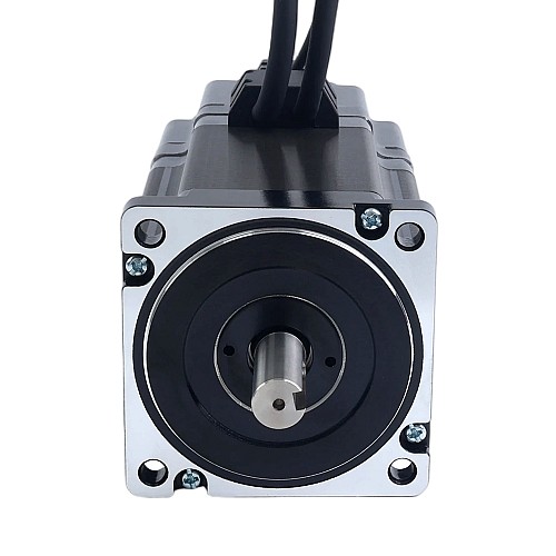 S 시리즈 Nema 34 폐루프 스테퍼 모터 8.0Nm(1132.89oz.in) 전자기 브레이크 7.0Nm(991.28oz.in) - 34HS45-6004D-E1000-B700 | StepperOnline