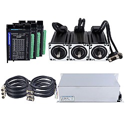 TS 시리즈 3축 4.0Nm(566.56oz.in) Nema 24 폐쇄 루프 스테퍼 키트 전원 공급 장치 포함